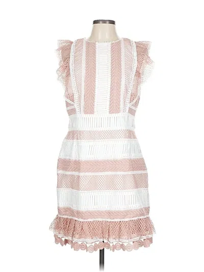 Pre-owned Ever New Casual Dress In White