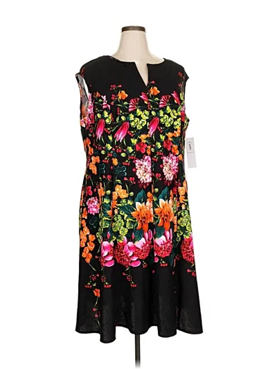 London Times Cocktail Dress In Multi