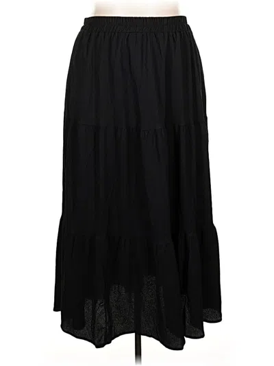 Pre-owned White Mark Casual Skirt In Black