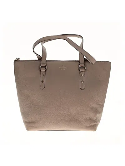 Pre-owned Kate Spade New York Leather Tote Bag In Brown