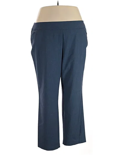 Pre-owned Roz & Ali Dress Pants In Blue