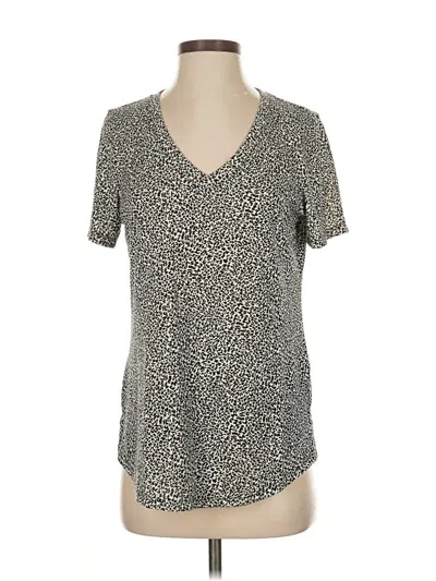 Pre-owned Athleta Short Sleeve T-shirt In Gray