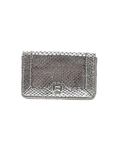 Pre-owned Lodis Leather Card Holder In Silver