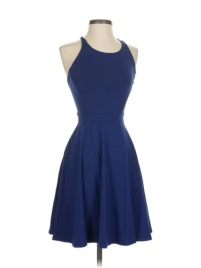Pre-owned Susana Monaco Cocktail Dress In Blue