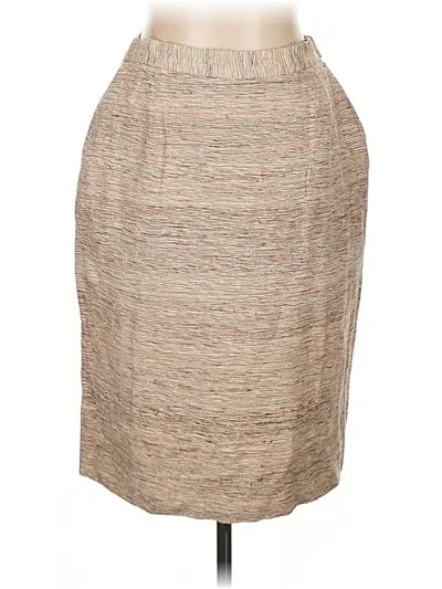 Pre-owned Unbranded Casual Skirt In Brown