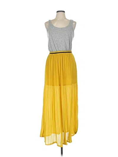 Pre-owned Lush Casual Dress In Yellow