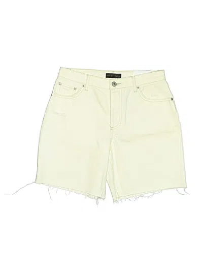Pre-owned House Of Harlow 1960 Denim Shorts In Yellow