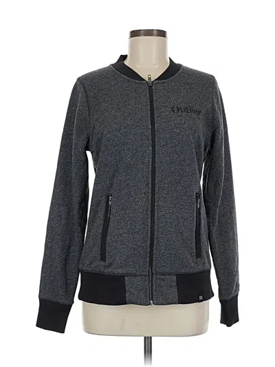 Pre-owned New Era Track Jacket In Gray