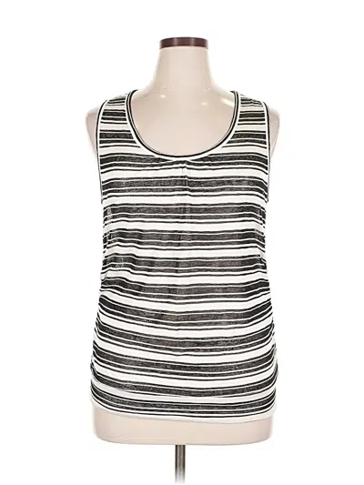 Pre-owned Brooklyn Industries Tank Top Ivory Strapless Neckline Tops In White