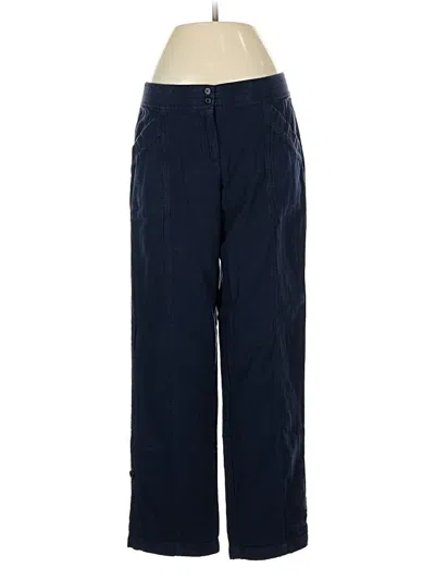 Pre-owned Jjill Casual Pants In Blue
