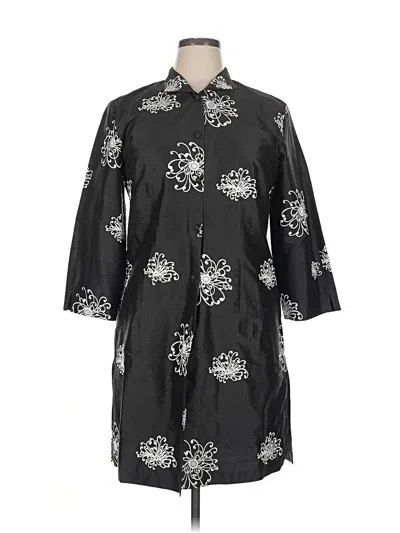 Pre-owned Connie Roberson Casual Dress In Black
