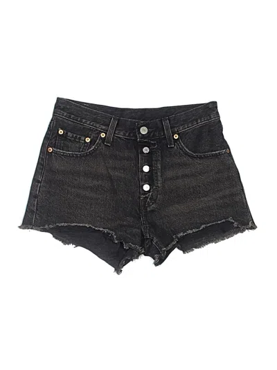 Pre-owned Levi's Denim Shorts In Black