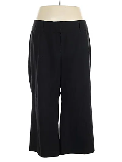 Pre-owned Lane Bryant Dress Pants In Black