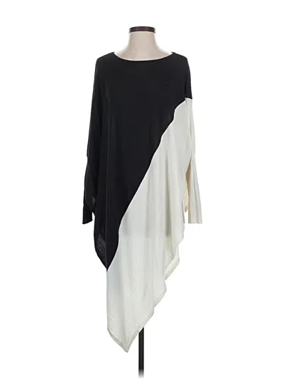 Pre-owned White House Black Market Poncho In Black