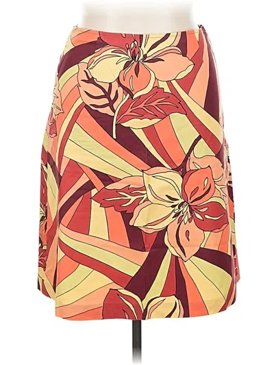Pre-owned Talbots Casual Skirt In Orange