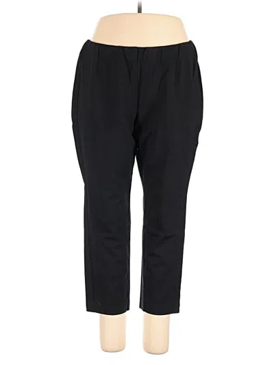 Pre-owned Jjill Casual Pants In Black
