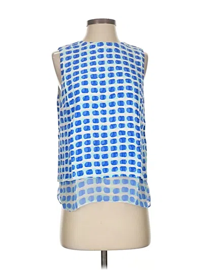 Pre-owned Kate Spade New York Sleeveless Blouse In Blue