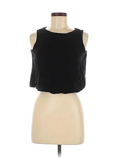 Pre-owned The Kooples Sleeveless Blouse In Black