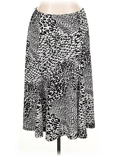 Pre-owned Jm Collection Casual Skirt In Silver