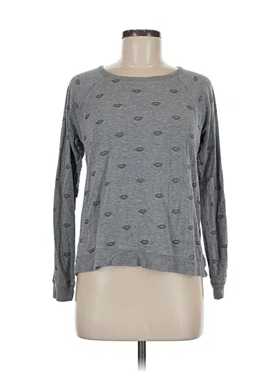 Pre-owned Pj Salvage Long Sleeve T-shirt In Gray