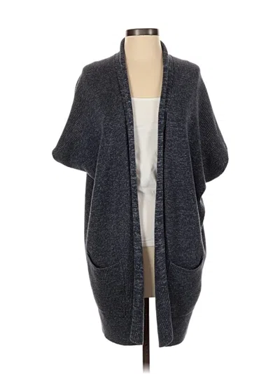Pre-owned Athleta Cardigan Sweater In Blue