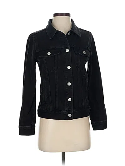 Pre-owned Madewell Denim Jacket In Black
