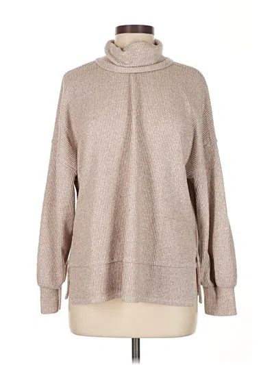 Pre-owned Cherish Turtleneck Sweater In Brown