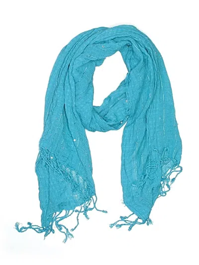 Pre-owned Unbranded Scarf In Blue