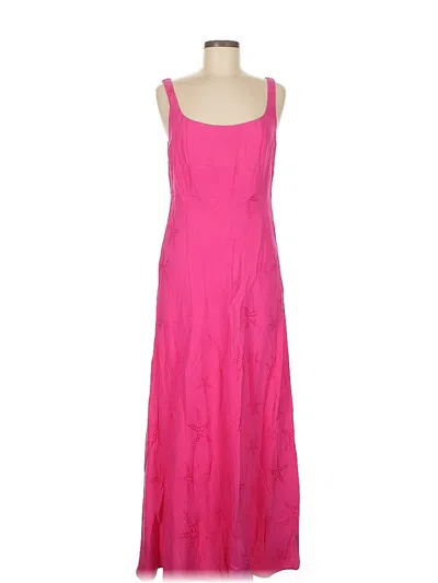 Pre-owned Rixo London Casual Dress In Pink