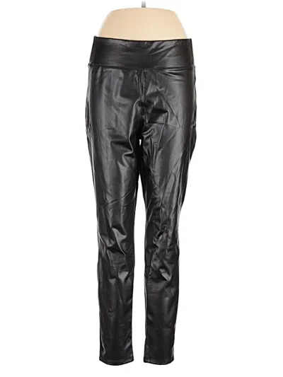 Gap Faux Leather Pants In Black