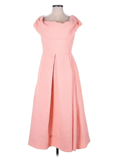 Pre-owned Lela Rose Cocktail Dress In Pink
