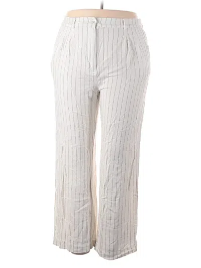 Pre-owned Donni Casual Pants In White