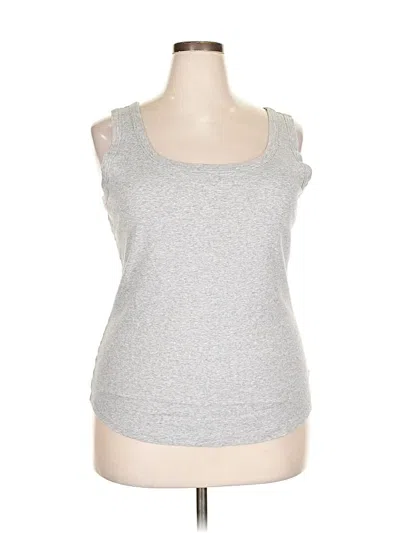 Pre-owned Caslon Tank Top Gray Tops