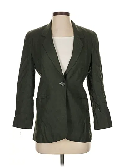 Pre-owned Liz Claiborne Collection Blazer Jacket In Green