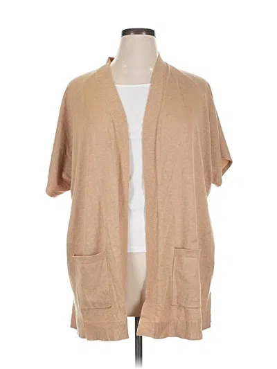 Pre-owned Chico's Cardigan Sweater In Brown