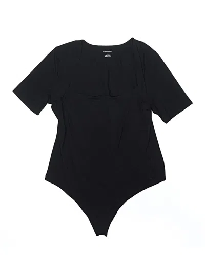 Pre-owned By Anthropologie Bodysuit In Black