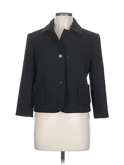 Pre-owned Michael Kors Collection Wool Blazer Jacket In Black