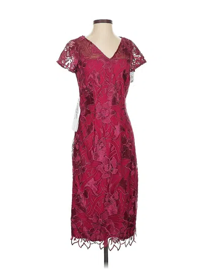 Js Collections Cocktail Dress In Red