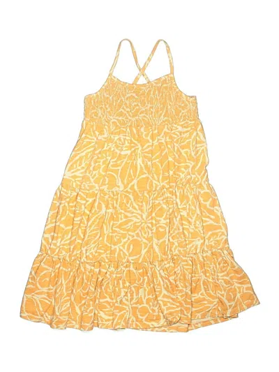 Pre-owned Gap Kids' Dress In Yellow