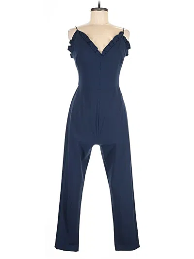 Pre-owned Black Halo Jumpsuit In Blue