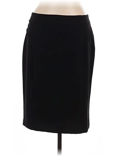 Pre-owned New York And Company Formal Skirt In Black