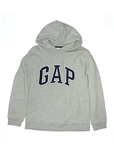 Pre-owned Gap Kids' Pullover Hoodie In Gray