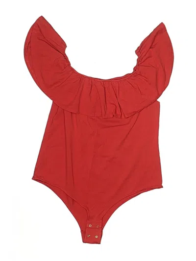 Pre-owned J.crew Factory Store Bodysuit In Red