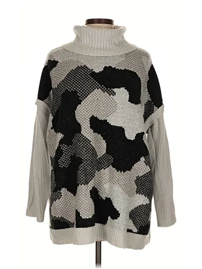 Pre-owned D&co. Turtleneck Sweater In Gray