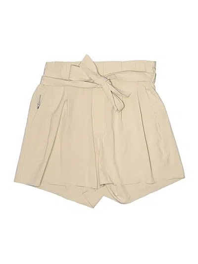 Pre-owned Athleta Khaki Shorts In White