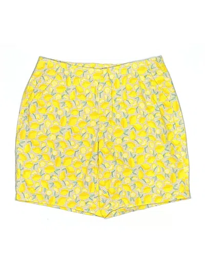 Pre-owned Lands' End Shorts In Yellow