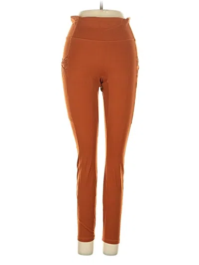 Pre-owned Motion 365 Made By Fabletics Active Pants In Orange