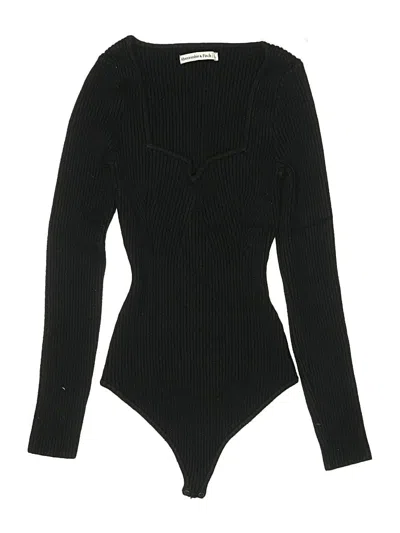 Pre-owned Abercrombie & Fitch Bodysuit In Black