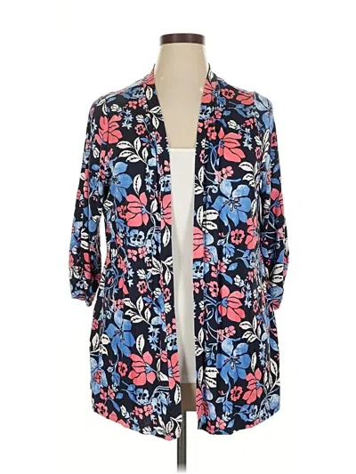Pre-owned Lane Bryant Kimono In Blue