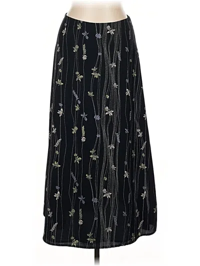 Pre-owned Villager By Liz Claiborne Casual Skirt In Black